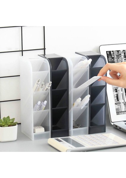 20X5X9CM Stili Kalemlik Masa Düzenleyici Kırtasiye Fırça Standı Aksesuar Masaüstü Kalem Kutusu Makyaj Düzenleyici Depolama Ofis Okul Malzemeleri (Yurt Dışından) indirimleri