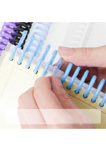 22 mm Mavi Stil A4 Halkalı Spiral Bağlama Şeridi Plastik Gevşek Yaprak Halka Dosya Bağlama Şeridi Bağlayıcı Planlayıcı Aksesuarları Okul Halka Spiral Bağlama (Yurt Dışından) indirimleri