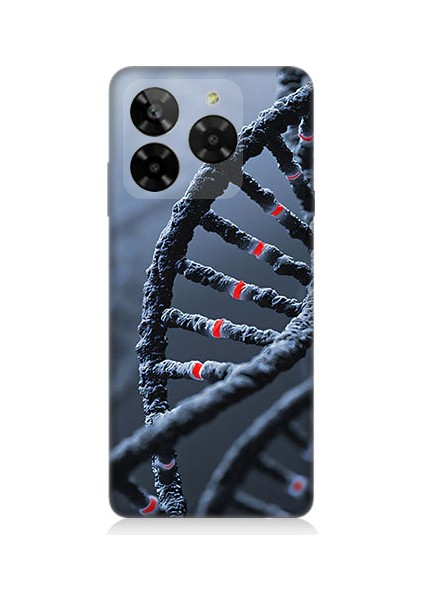 General Mobile Era 50 Uyumlu Dna Sarmalı Desenli Silikon Kılıf
