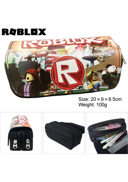 C Stili Robloxing Çift Fermuarlı Büyük Kapasiteli Kalem Kutusu Kawaii Öğrenci Okul Malzemeleri Kılıfı (Yurt Dışından) fiyatları