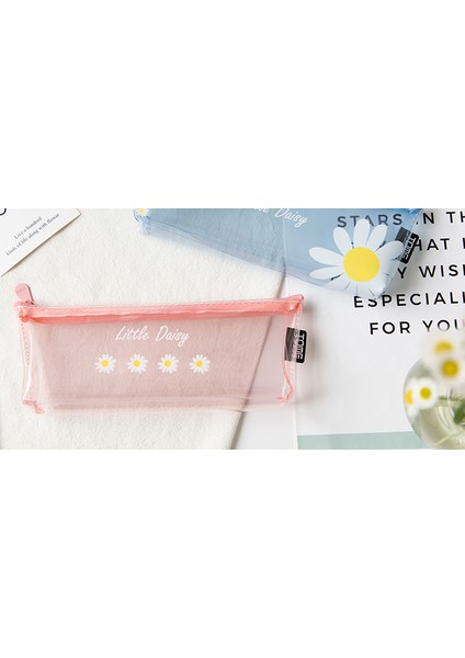 Fensesiduohua Tarzı 1 Adet Sevimli Kalem Kutusu Küçük Basit Kız Içerikli Çok Fonksiyonlu ve Büyük Kapasiteli Okul Kalem Kutusu Kalemlik Kalem Çantası. (Yurt Dışından)