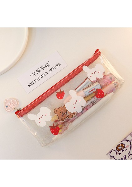 Fensesiduohua Tarzı 1 Adet Sevimli Kalem Kutusu Küçük Basit Kız Içerikli Çok Fonksiyonlu ve Büyük Kapasiteli Okul Kalem Kutusu Kalemlik Kalem Çantası. (Yurt Dışından) modelleri