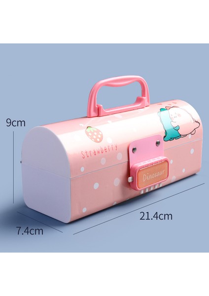 E Stili 2022 Yeni Taşınabilir Yaratıcı Kalem Kutusu Çok Fonksiyonlu Şifreli Büyük Kapasiteli Kalem Kutusu Erkek Kız Okul Kırtasiye (Yurt Dışından)