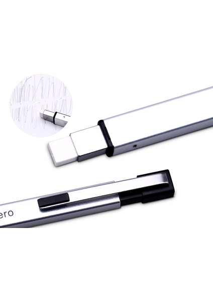 Metalik Siyah Stil 1 Adet Japon Tombow Otomatik Silgi Eh-Kum Kare Başlı Yuvarlak Başlı Süper Ince Kalem Çizim Çizgi Roman Vurgu Silgisi (Yurt Dışından) indirimleri