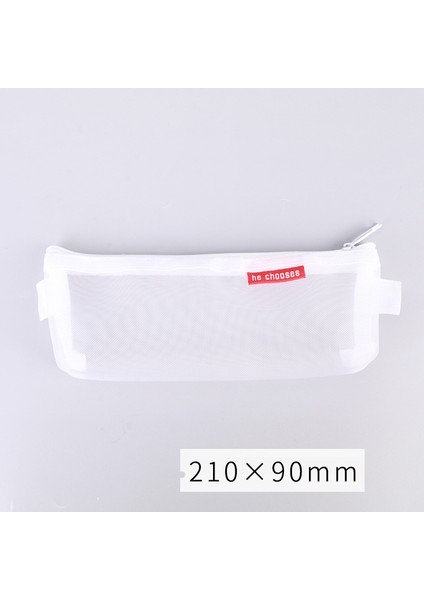 NO.3314 Tarzı Kawaii Büyük Kapasiteli Kalem Çantaları Şeffaf File Kalem Kutusu Sevimli Kalem Çantaları Kızlar Hediye Okul Malzemeleri Kore Ofis Kırtasiye (Yurt Dışından)