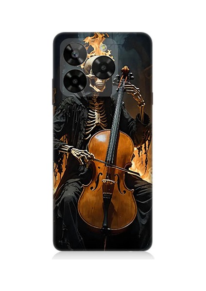 General Mobile Era 50 Uyumlu Iskelet Çello Desenli Silikon Kılıf