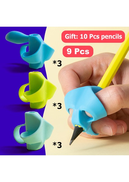 B Tarzı Çocuklar Parmak Yazma Düzeltici Okul Öncesi Öğrenciler Çocuklar Başlangıçlar Kalemi Düzgün Yazma Pozisyonu Kalem Tutucu (Yurt Dışından)