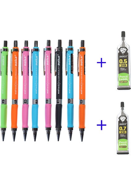 0,5 mm Stili Çizim Okul Hediyesi Kırtasiye Sınav Kalemi Seti Otomatik Kurşun Kalem Dolumlu Plastik Itin - Alışveriş Yapmak Için En Iyi Seçim (Yurt Dışından) fiyatları