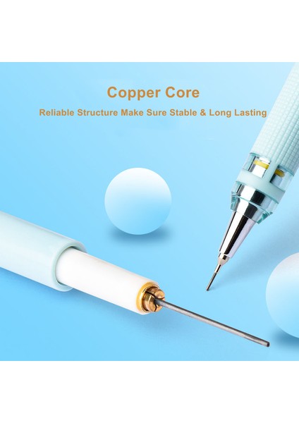 0.7mm Mor Stil Otomatik Mekanik Kalem Renkli Oto D Retractable Yazma Kalemleri Okul Kırtasiye (Yurt Dışından) fırsatları