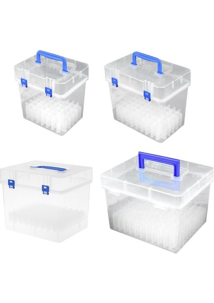 No.2 Tarzı Şeffaf Kalem Kutusu Depolama Kabı Sanat El Sanatları Tepsi Ofis Masa Organizatörü Ev Okul Öğrencileri Çalışma Malzemesi (Yurt Dışından) indirimleri