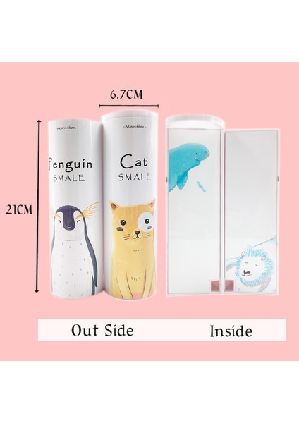 Nbx-C-18 Stili Çocuklar Için Kawaii Çizim Okul Kalem Kutusu Pandadan Çileğe Kedi Desenli Durabilen Katlanabilir Rulo Stilinde Kalem Kutusu - Suya Dayanıklı (Yurt Dışından)