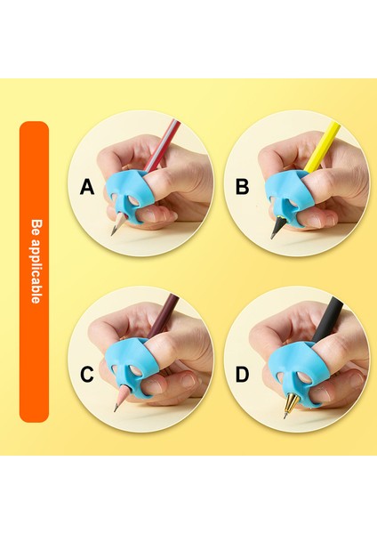 B Tarzı Çocuklar Parmak Yazma Düzeltici Okul Öncesi Öğrenciler Çocuklar Başlangıçlar Kalemi Düzgün Yazma Pozisyonu Kalem Tutucu (Yurt Dışından) fırsatları