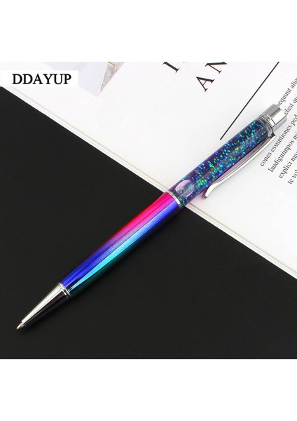 Mor Tarzı Lüks Kum Ballpoint Kalem Akış Yağı Kristal Altın Folyo Metal Bakır Renkli Yüksek Kaliteli Altın Tozu (Yurt Dışından)