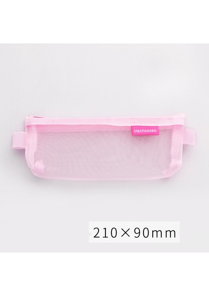 NO.3316 Tarzı Kawaii Büyük Kapasiteli Kalem Çantaları Şeffaf File Kalem Kutusu Sevimli Kalem Çantaları Kızlar Hediye Okul Malzemeleri Kore Ofis Kırtasiye (Yurt Dışından)