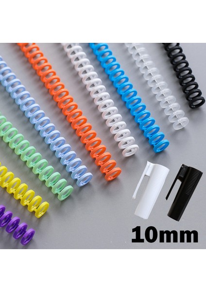 30 Delikli 10 mm Pembe Stil 10MM Plastik Kağıt Bağlayıcı Gevşek Yaprak 30 Delik Spiral Bobin Kendi Defter Halkaları Rezervasyon Strool Ofis Malzemeleri (Yurt Dışından)