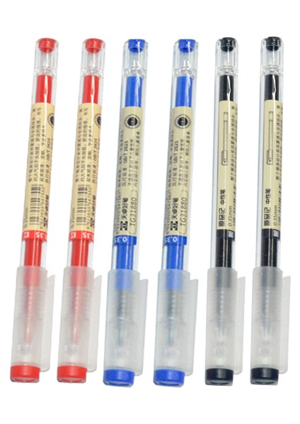 6 Adet Siyah Stil Siyah Mavi Mürekkepli Kalem Seti Ofis Okul Öğrenci Sınav Yazma Kırtasiye Malzemesi (Yurt Dışından) fiyatları