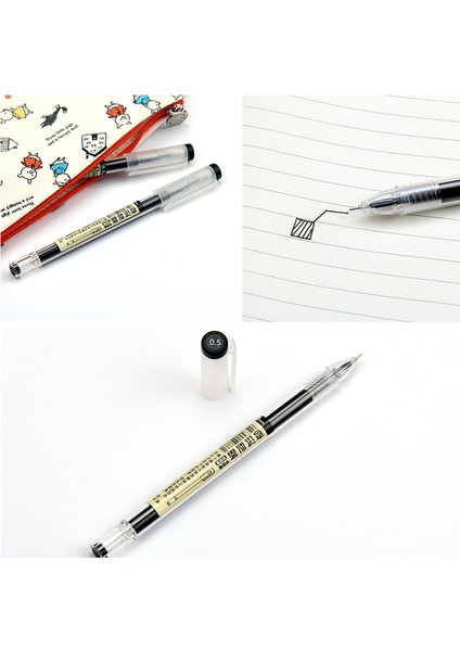 6 Adet Siyah Stil Siyah Mavi Mürekkepli Kalem Seti Ofis Okul Öğrenci Sınav Yazma Kırtasiye Malzemesi (Yurt Dışından) modelleri