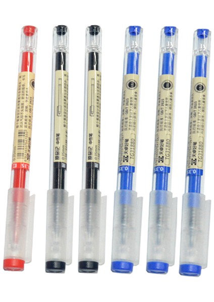 6 Adet Siyah Stil Siyah Mavi Mürekkepli Kalem Seti Ofis Okul Öğrenci Sınav Yazma Kırtasiye Malzemesi (Yurt Dışından) indirimleri