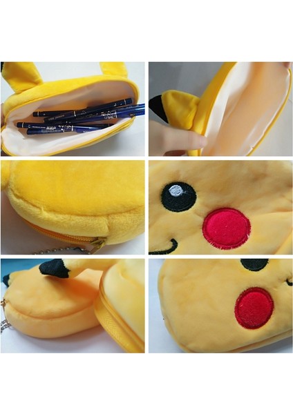 No.8 Stili Kızlar ve Erkekler Için Büyük Kapasiteli Sevimli Okul Kalem Kutusu Peluş Kalem Kutusu Okul Malzemeleri (Yurt Dışından) fırsatları