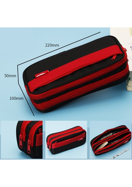 C3 Stili Büyük Kapasiteli Kalem Kutusu Kırtasiye Sevimli Erkek Kız Hediye Kalem Çantası Kalem Kutuları Depolama Öğrenci Okul Ofis Malzemeleri (Yurt Dışından)