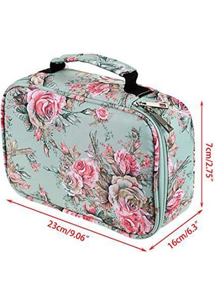 Gül Tarzı Kızlar ve Erkekler Için 72 Delikli Kalem Kutusu Kpop Kılıfı - Büyük Kalemlik Pencilcase Işıltılı Fermuarlı Kalemtıraş Kutusu (Yurt Dışından)