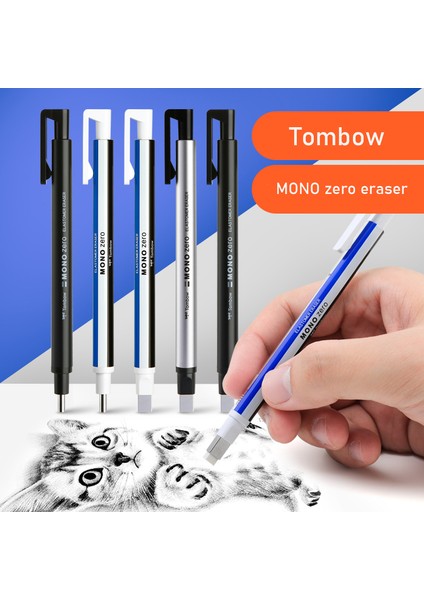 Gümüş Yuvarlak Uç Stili Tombow Mono Zero Mekanik Silgi Yenilenebilir Kalem Şekilli Eskiz Boyama Yüksek Parlaklık Kauçuk Basma Türü Okul Kırtasiye (Yurt Dışından) fiyatları