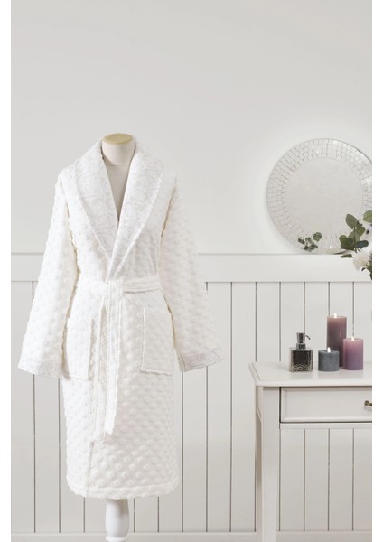 Mistico Aile Bornoz Seti Krem-Yeşil fiyatları