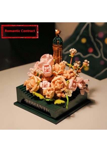 Sokak Sahnesi Yapı Taşı Oyuncakları Eğitici Montaj Modeli Süsleri ile Uyumlu Model Hediye (Yurt Dışından)