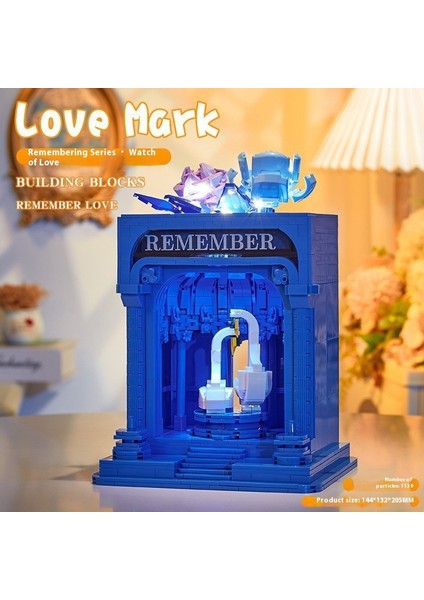 Sokak Sahnesi Yapı Taşları Puzzle Montajı Çocuk Oyuncakları Kulübe Modeli Süsler (Yurt Dışından)