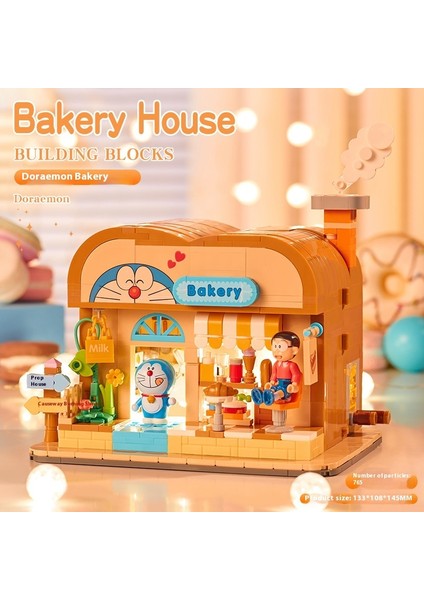 Gökkuşağı Şeker Evi Sokak Yapı Taşları Yapboz Puzzle Çocuk Oyuncakları (Yurt Dışından)