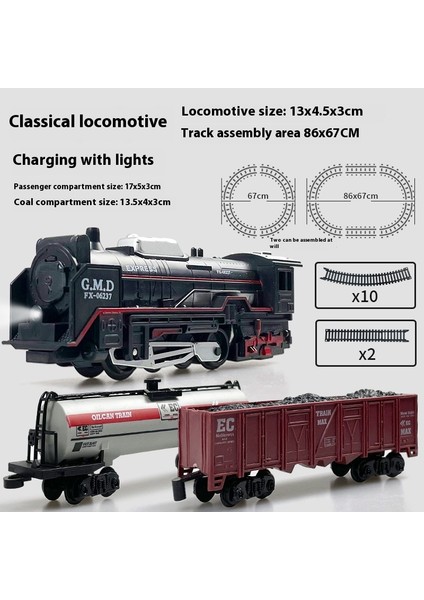Simülasyon Elektrikli Tren Parça Seti Yüksek Hızlı Tren Oyuncak Modeli (Yurt Dışından)