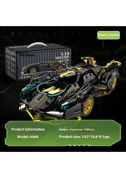 Uyumlu Konsept Lambo Süper Araba Model Araba Porsche Spor Araba Çocuk Oyuncak Yapı Taşları (Yurt Dışından)