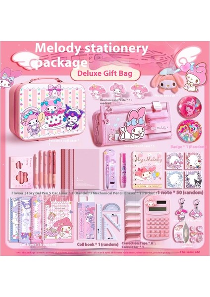 Kuromi Kırtasiye Seti Hediye Kutusu Sanrio Bundle (Yurt Dışından)