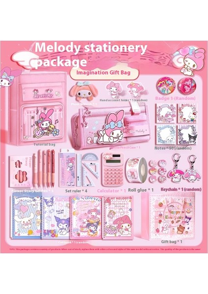 Kuromi Kırtasiye Seti Hediye Kutusu Sanrio Bundle (Yurt Dışından)