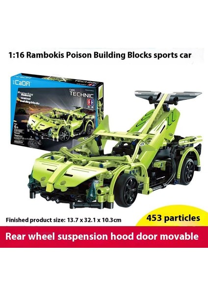 Yeni Lamborghini Porsche Model Programlama Uzaktan Kumanda Spor Araba Bulmaca Yapı Taşı Oyuncaklar (Yurt Dışından)