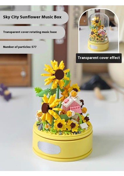 ile Uyumlu Aeonium Yapı Taşları Yaratıcı Montaj Oyuncakları Süsler Kız Hediyesi (Yurt Dışından)