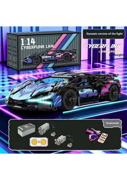 Uyumlu Konsept Lambo Süper Araba Model Araba Porsche Spor Araba Çocuk Oyuncak Yapı Taşları (Yurt Dışından)