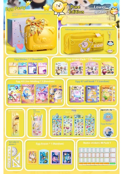 Erkek ve Kız Ilkokul Öğrencileri Okula Başlama Kırtasiye Hediye Seti Hediye Paketi Okula Hazırlık Çocuk Okul Malzemeleri (Yurt Dışından)