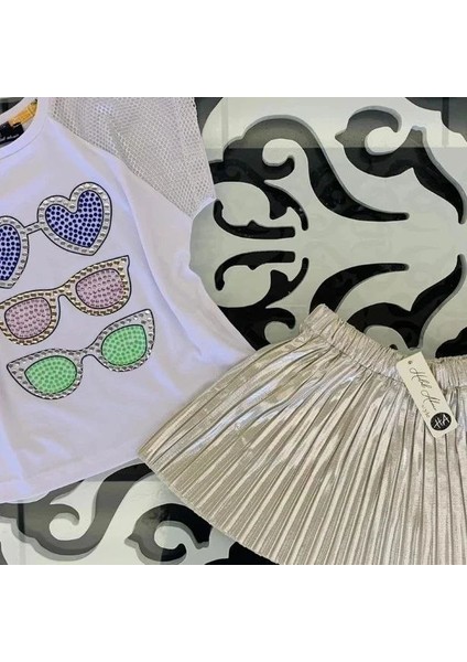 Kız Çocuk Alt Üst Takım Etekli Takım fiyatları