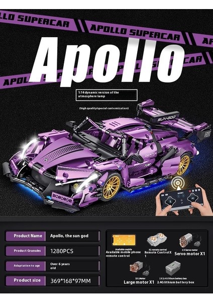 Uyumlu Konsept Lambo Süper Araba Model Araba Porsche Spor Araba Çocuk Oyuncak Yapı Taşları (Yurt Dışından)