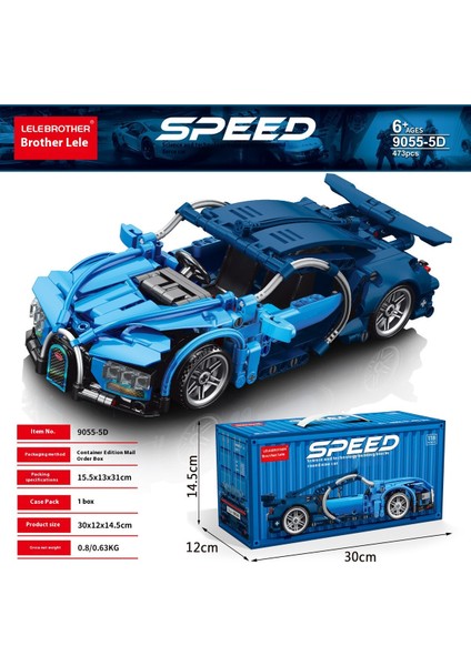 Uyumlu Konsept Lambo Süper Araba Model Araba Porsche Spor Araba Çocuk Oyuncak Yapı Taşları (Yurt Dışından)