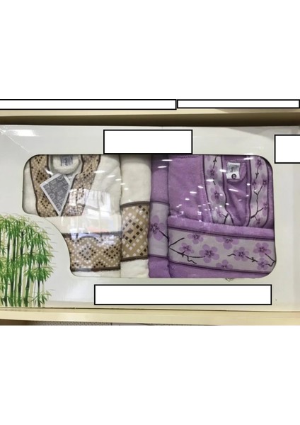 Miranda Bambu Aile Seti Mürdüm-Lila