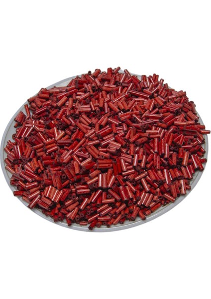 6x2 mm Ince Bambu Bordo Rengi Ahşap Boncuk 50 gr fiyatları