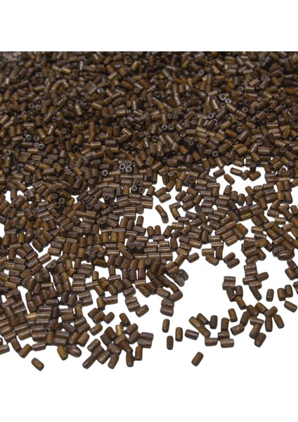 6 mm Bambu Kahve Rengi Ahşap Boncuk 50 gr