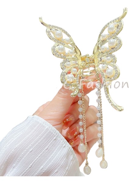 Bükülmüş Klips Başın Arkası Plaka Saç Tek Klips Toka (Yurt Dışından)