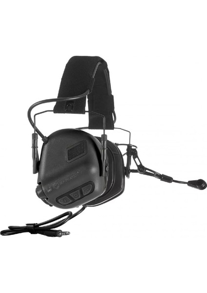 Earmor M32 Plus Telsiz Yuvalı Kulak Koruma Elektronik Atış Kulaklığı (Black) Siyah