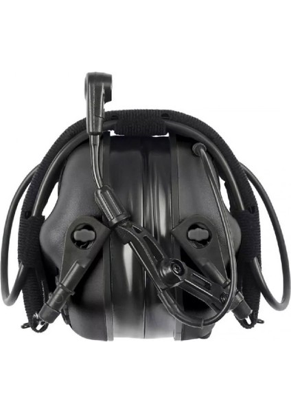 Earmor M32 Plus Telsiz Yuvalı Kulak Koruma Elektronik Atış Kulaklığı (Black) Siyah