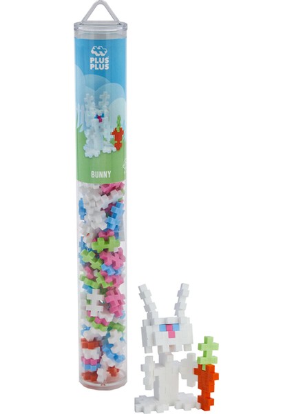 Plus-Plus Bunny Tube / 100 Pcs Tube