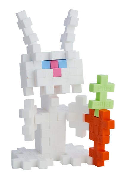 Plus-Plus Bunny Tube / 100 Pcs Tube