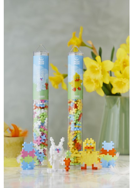 Plus-Plus Bunny Tube / 100 Pcs Tube